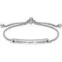 Dainty Personalized Faith Bracelet- STRENGTH HOPE COURAGE -Inspirational Quotes Adjustable Cuff Jewelry For Women, Ideal Gift for Sisters, Niece, Granddaughter, Female friends
