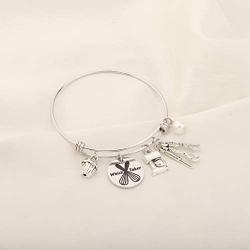 UJIMS Baker Gift Baking Bracelet Whisk Taker Bangle Gift for Culinary Student Bake Lover Jewelry Pastry Chef Graduation Gift for Her