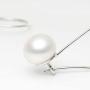 Pearl Drop Dangle Earrings for Women Sterling Silver White Real Freshwater Cultured Pearl Earrings COMOTO Jewelry