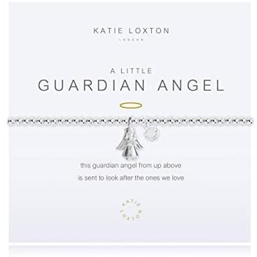Katie Loxton a Little Faith Womens Stretch Adjustable Band Fashion Charm Bracelet