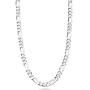 Miabella Solid 925 Sterling Silver Italian 5mm Diamond-Cut Figaro Link Chain Necklace for Women Men, 16, 18, 20, 22, 24, 26, 30 Inch Made in Italy