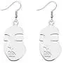 SEIRAA Face Abstract Statement Earrings Black Pride Gift for Black History Month Afro Dangle Earrings SEIRAA Face Abstract Statement Earrings Black Pride Gift for Black History Month Afro Dangle Earrings