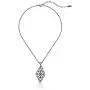 1928 Jewelry Black-Tone Filigree Adjustable Pendant Necklace, 16'' 1928 Jewelry Black-Tone Filigree Adjustable Pendant Necklace, 16''