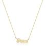 GIOLOYS 12 Constellations Zodiac Alphabet Pendant for Women Girls Personalized Birthday Gifts Stainless Steel Astrology Horoscope Zodiac Necklace