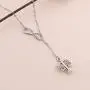 BEKECH Infinity and Scales of Justice Pendant Y Necklace Lawyer Necklace Law Student Graduation Gift New Lawyer Gift Attorney Gift