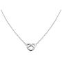 VENSERI S925 Sterling Silver Jewelry Celtic Love Knot Necklace Celtic Heart Knot Necklace Friendship Necklace Birthday Gift