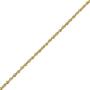 PORI JEWELERS 14K Gold 1.5MM, 2MM, 2.5MM, 3MM, 4MM, 5MM or 7MM Diamond Cut Rope Chain Necklace, Bracelet, or Anklet - Sizes 7''-30'' - Choose Your Color