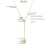 Avanlin Vintage Hamsa Infinity Necklace Gold Hand of Fatima Pendant Necklaces Y Drop Lariat Chain Jewelry for Women and Girls