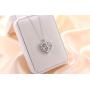YinShan Cremation Jewelry 925 Sterling Silver Dog Claw Memorial Urn Ashes Keepsake Cylinder Necklace Paw and Heart Pendant