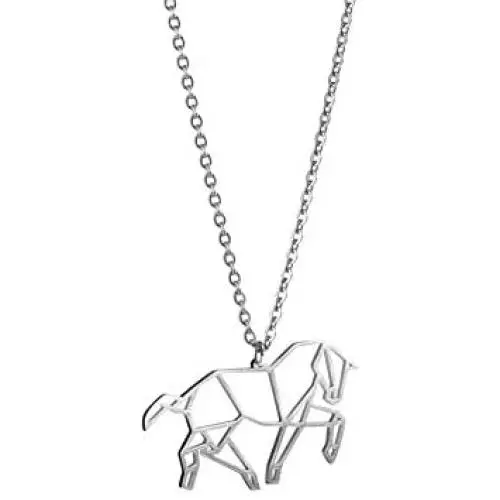 La Menagerie Horse Silver Origami Jewelry & Silver Geometric Necklace – 925 Sterling Plated Silver Necklace & Horse Necklaces for Women – Horse Necklace for Girls & Origami Necklace La Menagerie Horse Silver Origami Jewelry & Silver Geometric Necklace – 925 Sterling Plated Silver Necklace & Horse Necklaces for Women – Horse Necklace for Girls & Origami Necklace