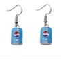 Pizza Hamburger French fries Hot dog Cola Novelty Food Stud Earring Set for Women Girls Jewelry Gifts 6 Pairs Pack