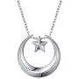 FLYOW S925 Sterling Silver Crescent Moon Pendant Necklace for Women Teen Girls Birthday Gift FLYOW S925 Sterling Silver Crescent Moon Pendant Necklace for Women Teen Girls Birthday Gift