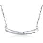 Balance Tube Bar Necklace,Sterling Silver Bar Pendant 18'' chain,Dainty Geometric Horizontal Necklace for Women Men,Stick Charm Minimalist Bar Jewelry Birthday Gift(with gift box)