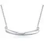 Balance Tube Bar Necklace,Sterling Silver Bar Pendant 18'' chain,Dainty Geometric Horizontal Necklace for Women Men,Stick Charm Minimalist Bar Jewelry Birthday Gift(with gift box)