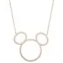 Disney Mickey Mouse Jewelry, Sterling Silver Cubic Zirconia Silhouette Necklace, Disney Mickey Mouse Jewelry, Sterling Silver Cubic Zirconia Silhouette Necklace,