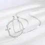 Cross Necklace for Women, Ring Holder Necklace S925 Sterling Silver Faith Necklace Engagement Ring Keeper Jewelry Wedding Gifts for Women