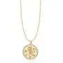 ACC PLANET Constellation Necklace Pendant 14K Gold-Plated Hammered Round Disc Engraved Zodiac Sign Pendant 16.9’’ Adjustable Dainty Necklace Mothers Gifts for Her ACC PLANET Constellation Necklace Pendant 14K Gold-Plated Hammered Round Disc Engraved Zodiac Sign Pendant 16.9’’ Adjustable Dainty Necklace Mothers Gifts for Her