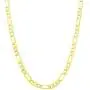 Nuragold 14k Yellow Gold 5.5mm Solid Figaro Chain Link Pendant Necklace, Mens Jewelry Lobster Lock 20'' 22'' 24'' 26'' 28'' 30'' Nuragold 14k Yellow Gold 5.5mm Solid Figaro Chain Link Pendant Necklace, Mens Jewelry Lobster Lock 20'' 22'' 24'' 26'' 28'' 30''