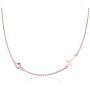 Tiny Cross Choker Necklace for Women Sterling Silver Faith Necklace Dainty Pendant Necklace Birthstone Crucifix Cute Jewelry