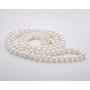 Pearl Strands Necklace Freshwater Long Pearls Bead Necklace for Women Costume Wedding Classic Pearl Jewelry Gift 6-7mm/7-8mm/8-9mm/9-10mm/10-11mm