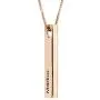 MyNameNecklace Personalized 3D Bar Heart Shaped Necklace -Precious Metals Custom Made Name Jewelry Valentines Day Love Gift for Mom Women MyNameNecklace Personalized 3D Bar Heart Shaped Necklace -Precious Metals Custom Made Name Jewelry Valentines Day Love Gift for Mom Women