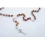 Quality Olive Wood Catholic Prayer & Necklace Rosary, Baptism, First Communion (Wooden Rosary 6 mm Oval Beads), Italian Silver Plated St. Benedict Medal & Crucifix Cross - by Olive Wood Gifts Shop Quality Olive Wood Catholic Prayer & Necklace Rosary, Baptism, First Communion (Wooden Rosary 6 mm Oval Beads), Italian Silver Plated St. Benedict Medal & Crucifix Cross - by Olive Wood Gifts Shop