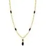 In Season Jewelry 18k Gold Plated Simulated Azabache Evil Eye Protection Necklace Figa Hand 18'' In Season Jewelry 18k Gold Plated Simulated Azabache Evil Eye Protection Necklace Figa Hand 18''