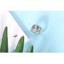 AILIN Personalized Mothers Rings with 7 Simulated Birthstones Rings for Mom Mothers Days Rings Family Name Rings for 7 Mothers Day Rings for Mom