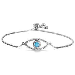 cmoonry Fashion Gold Plated Evil Eye Charm Bracelet for Women Luxury AAA+ CZ Female Wedding Jewelry