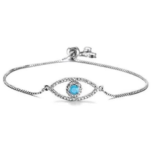 cmoonry Fashion Gold Plated Evil Eye Charm Bracelet for Women Luxury AAA+ CZ Female Wedding Jewelry