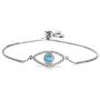 cmoonry Fashion Gold Plated Evil Eye Charm Bracelet for Women Luxury AAA+ CZ Female Wedding Jewelry