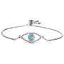 cmoonry Fashion Gold Plated Evil Eye Charm Bracelet for Women Luxury AAA+ CZ Female Wedding Jewelry