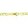 Nuragold 10k Yellow Gold 4mm Solid Cuban Curb Link Chain Bracelet or Anklet, Womens Mens Lobster Lock 7'' 7.5'' 8'' 8.5'' 9''