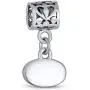 Personalize Oval Engravable Graduate Graduation Words Honor Student Dangle Bead Charm For Women Teen Oxidized .925 Sterling Silver Fits European Bracelet Personalize Oval Engravable Graduate Graduation Words Honor Student Dangle Bead Charm For Women Teen Oxidized .925 Sterling Silver Fits European Bracelet