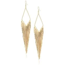 GUESS Basic Fringe Linear Drop Earrings