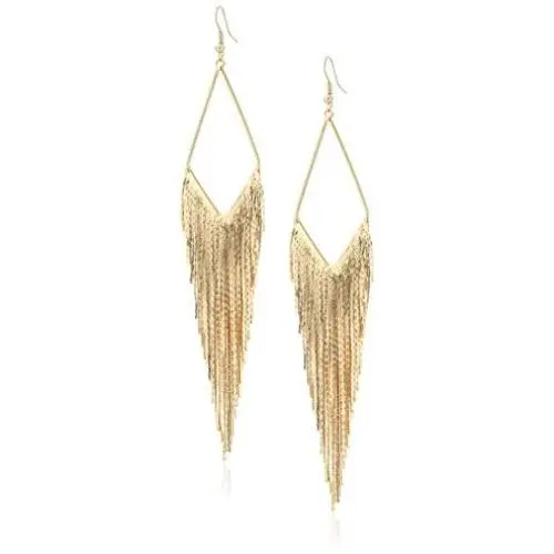 GUESS Basic Fringe Linear Drop Earrings GUESS Basic Fringe Linear Drop Earrings