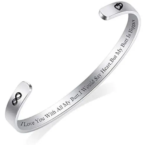 Ldurian Inspirational Bangle Bracelets Gifts for Women Men Mantra Cuff Bangle Daily Reminder Motivational Present Ldurian Inspirational Bangle Bracelets Gifts for Women Men Mantra Cuff Bangle Daily Reminder Motivational Present