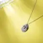 VENSERI 925 Sterling Silver Bee Happy Pendant Necklace Queen Bee Inspirational Bee Happy Necklace Inspirational Necklace Birthday
