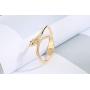 Gold color snake shape bangle high fashion bracelet jewelry