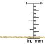 Kooljewelry 10k Yellow Gold Singapore Chain Necklace (0.7 mm, 1 mm, 1.4 mm, 1.7 mm)