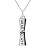 ALOV Jewelry Sterling Silver Graduation Diploma Pendant Necklace