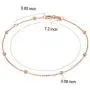 Solid 14K, 18K Gold Bracelets for Women, Real Gold Bead Thin Chain Bracelet