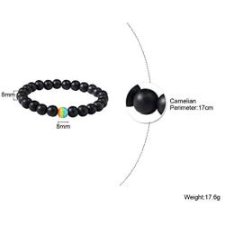 VNOX 2/5/10 Pcs LGBT Relationship Friendship Bracelet LGBT Pride Rainbow Bracelet Bead Bracelets for Gay Lesibian