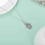 Hamsa Hand Pendant Necklace Sterling Silver Hamsa Hand Fatima Evil Eye Necklace Yoga Buddha Menhdi Ganesh Hand Good Luck Jewelry