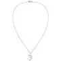 AeraVida Sacred Prayer Sign Mystic Om or Aum .925 Sterling Silver Pendant Necklace