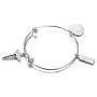 XUANPAI Custom Free Engraving Stainless Steel Medical Alert ID Expandable Charm Bracelet for Women Girls XUANPAI Custom Free Engraving Stainless Steel Medical Alert ID Expandable Charm Bracelet for Women Girls