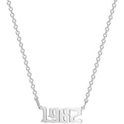 Glimmerst Stainless Steel Birth Year Necklace for Women Birthday Year Number Pendant Necklaces Memorable Anniversary Jewelry for Girls