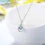 Sllaiss 925 Sterling Silver Infinity Pendant Necklace Blue Heart Swarovski Crystal Sapphire 18K Endless Pendant Necklace for Women Jewelry Gift for Anniversary Sllaiss 925 Sterling Silver Infinity Pendant Necklace Blue Heart Swarovski Crystal Sapphire 18K Endless Pendant Necklace for Women Jewelry Gift for Anniversary