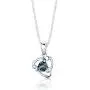 London Blue Topaz Pendant Earrings Necklace Set Sterling Silver 2.75 Carats London Blue Topaz Pendant Earrings Necklace Set Sterling Silver 2.75 Carats