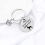 FUSTMW Great Dane Lover Gifts Best Great Dane Mom Ever Keychain Great Dane Mom Gifts for Dog Owners